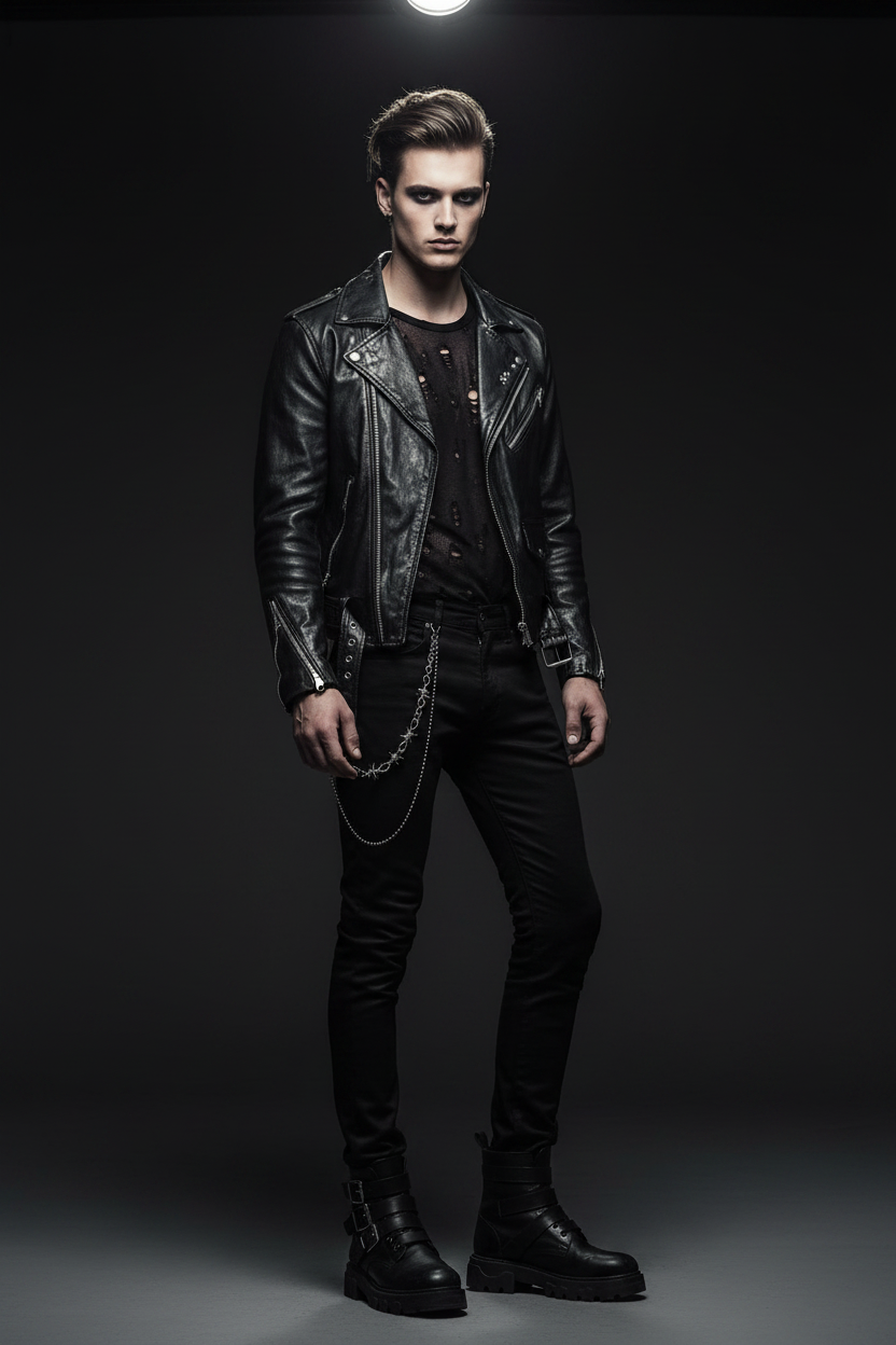 Male Dark Gothic Style
