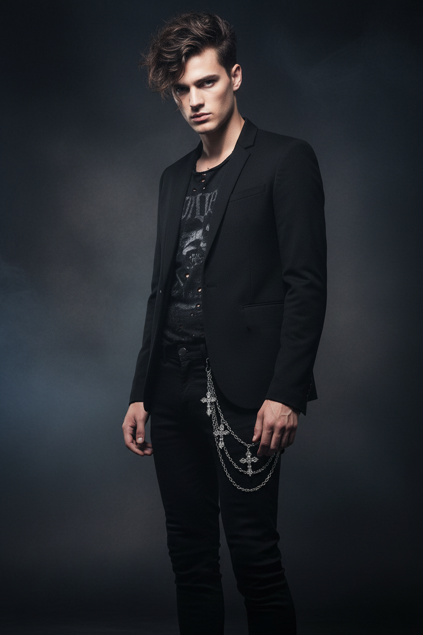 Male Dark Gothic Style