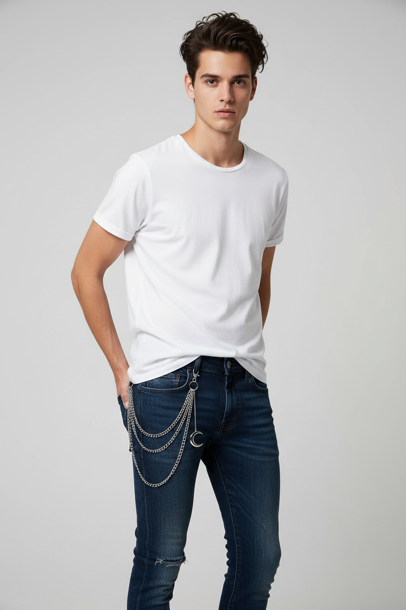 Male Indigo Slim Jeans