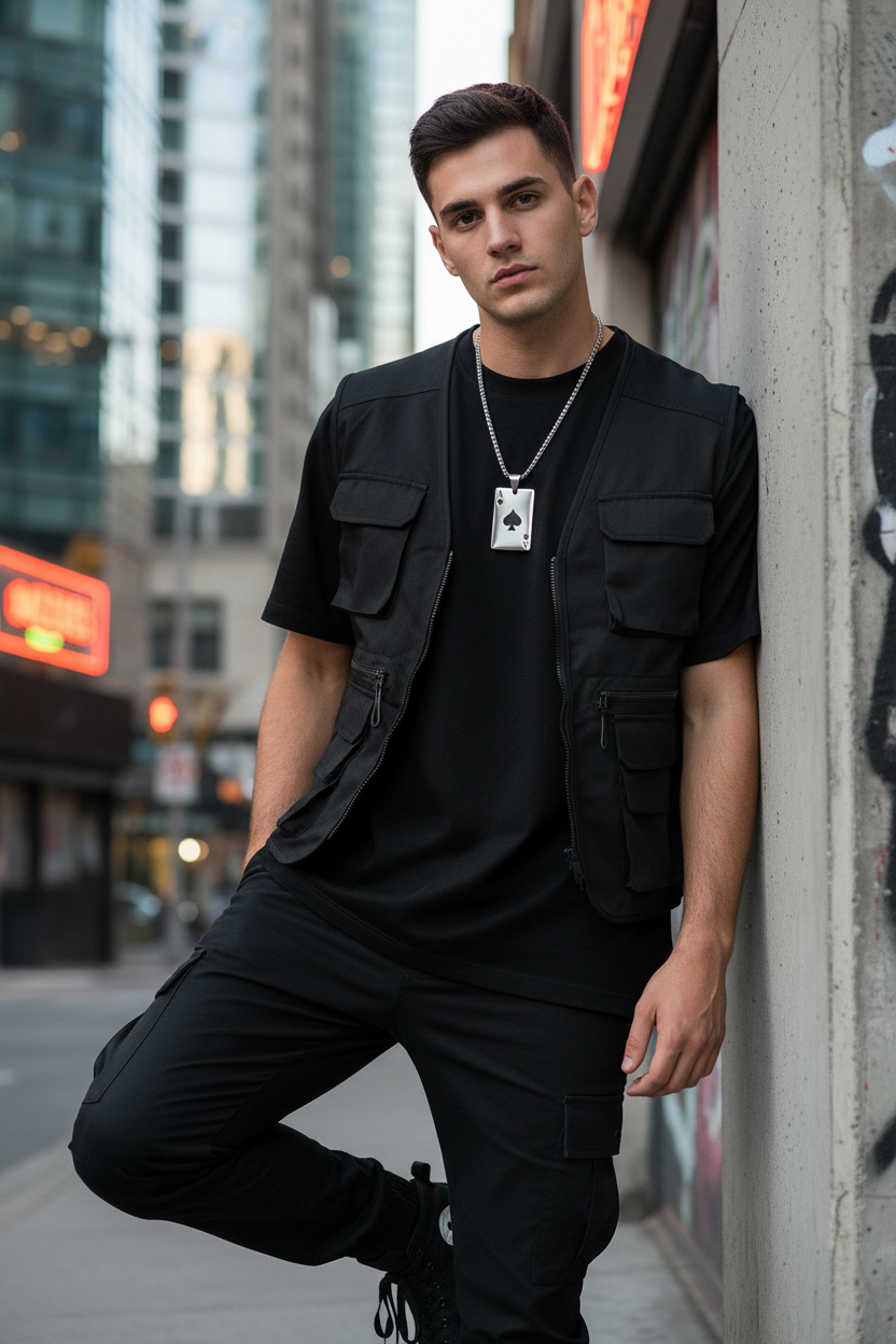 Poker Necklace - Male Urban