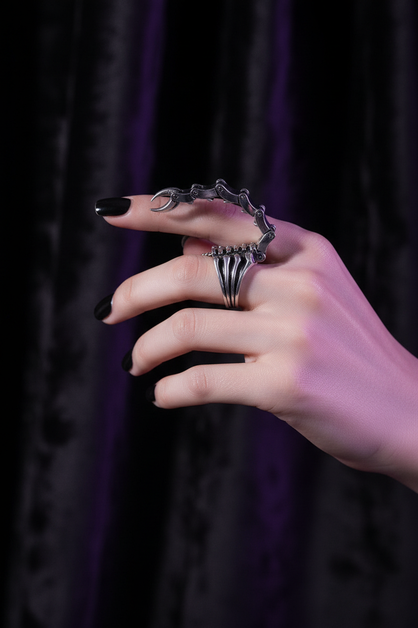 Scorpion Ring - Female Gothic