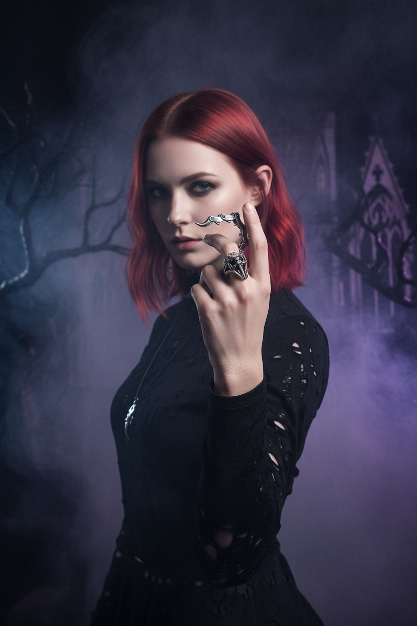 Scorpion Ring - Red Hair Female