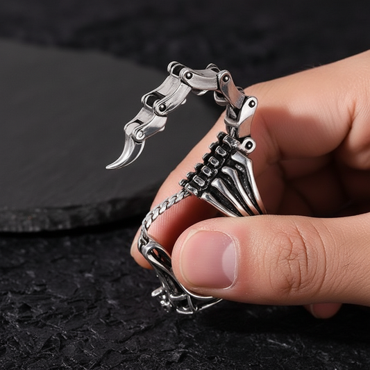 Scorpion Tail Ring - No Text